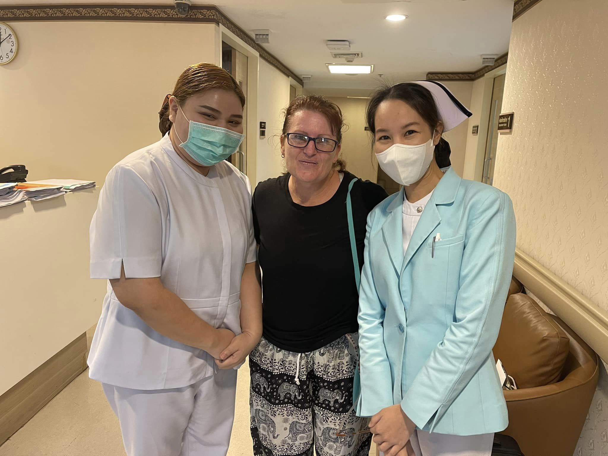 Robyn with our nurses